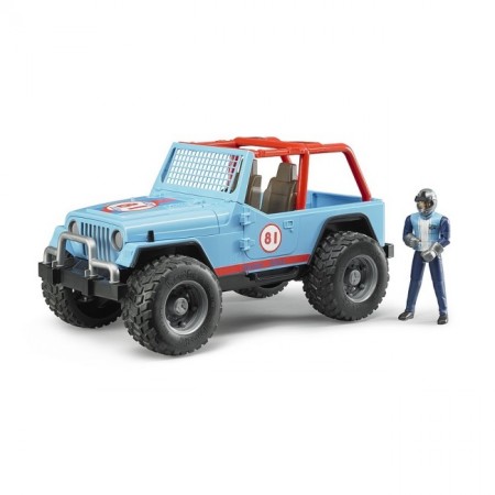 bruder ブルーダー JEEP クロスカントリーレーサー(フィギュア付き)BLUE 02541