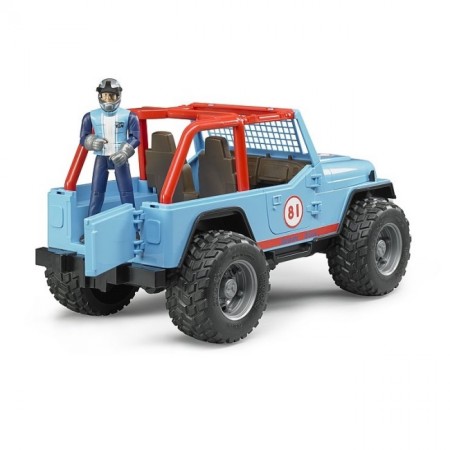 bruder ブルーダー JEEP クロスカントリーレーサー(フィギュア付き)BLUE 02541