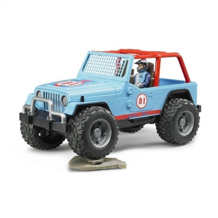 bruder ブルーダー JEEP クロスカントリーレーサー(フィギュア付き)BLUE 02541