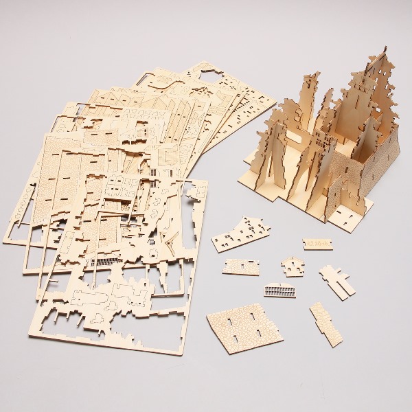 3D木製パズル Wooden Art ki-gu-mi 姫路城 NEW | 日本とヨーロッパ