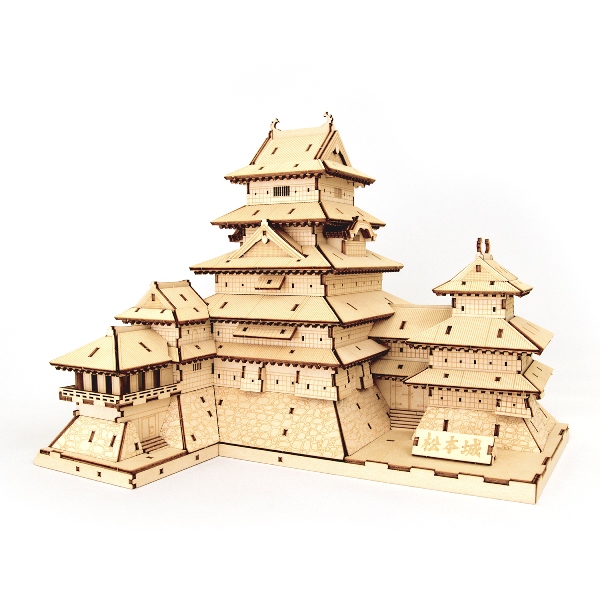 3D木製パズル Wooden Art ki-gu-mi 松本城 | 日本とヨーロッパ ドイツ
