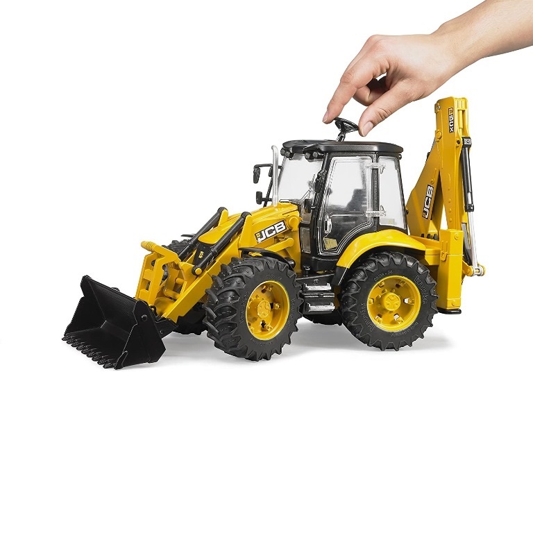 はたらく車 BRUDER ブルーダー JCB 5CX バックホーローダー 02454 | 日本とヨーロッパ ドイツ 木のおもちゃ 知育玩具 木製レール  はたらく車 工作キット 通販【森のこびと】